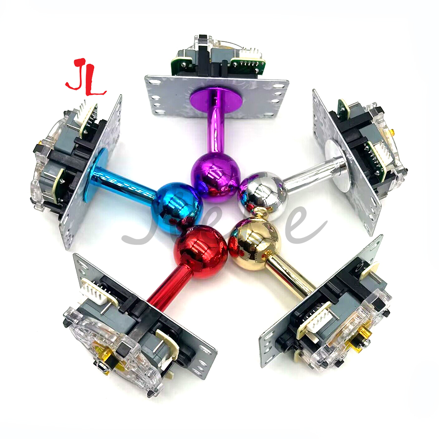 Arcade Joystick Sanwa Jlf Ball Top - Krom Joystick Kopyala Sanwa JLF-CD, 8