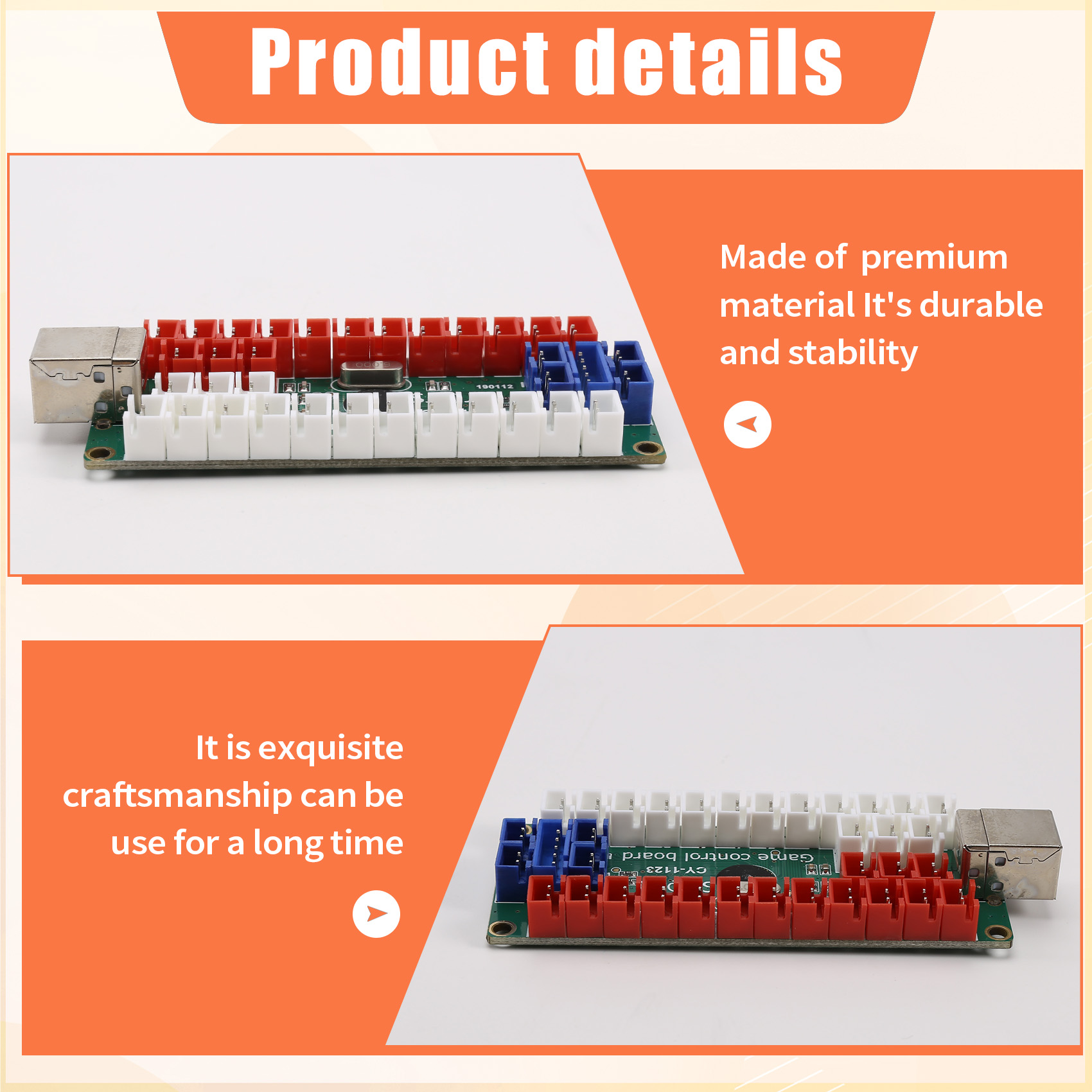 Arcade Encoder Board Zero Delay Usb - ABZW Sıfır Gecikmeli Arcade Kontrol Cihazı