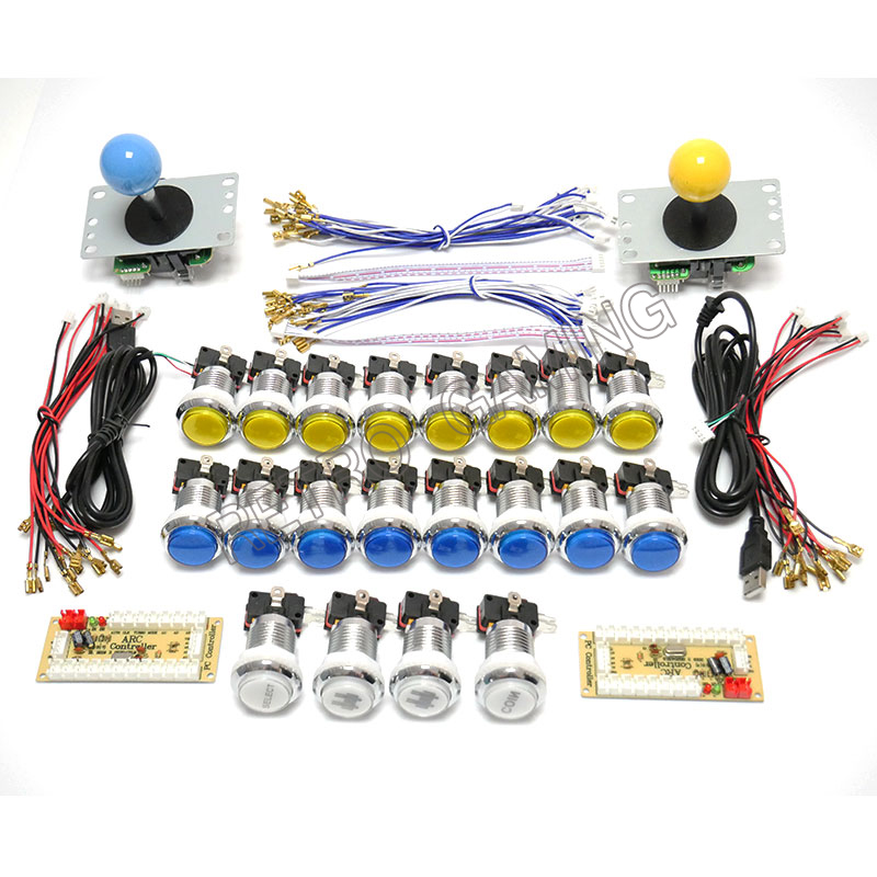 Arcade Cabinet Diy Kit 2 Player - Yeni Arcade sıfır gecikme USB kodlayıcı