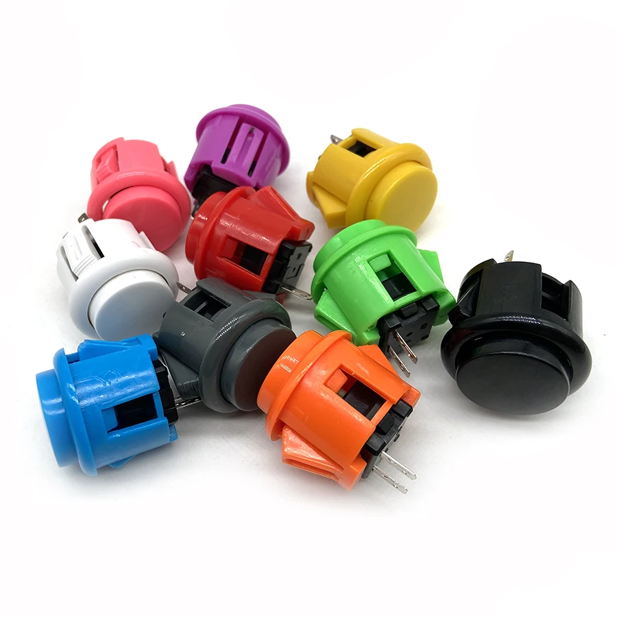 12 adet 24mm 30mm Sanwa OBSF-3 - Arcade Buttons 24Mm 30Mm Snap In incelemesi ve fiyatı