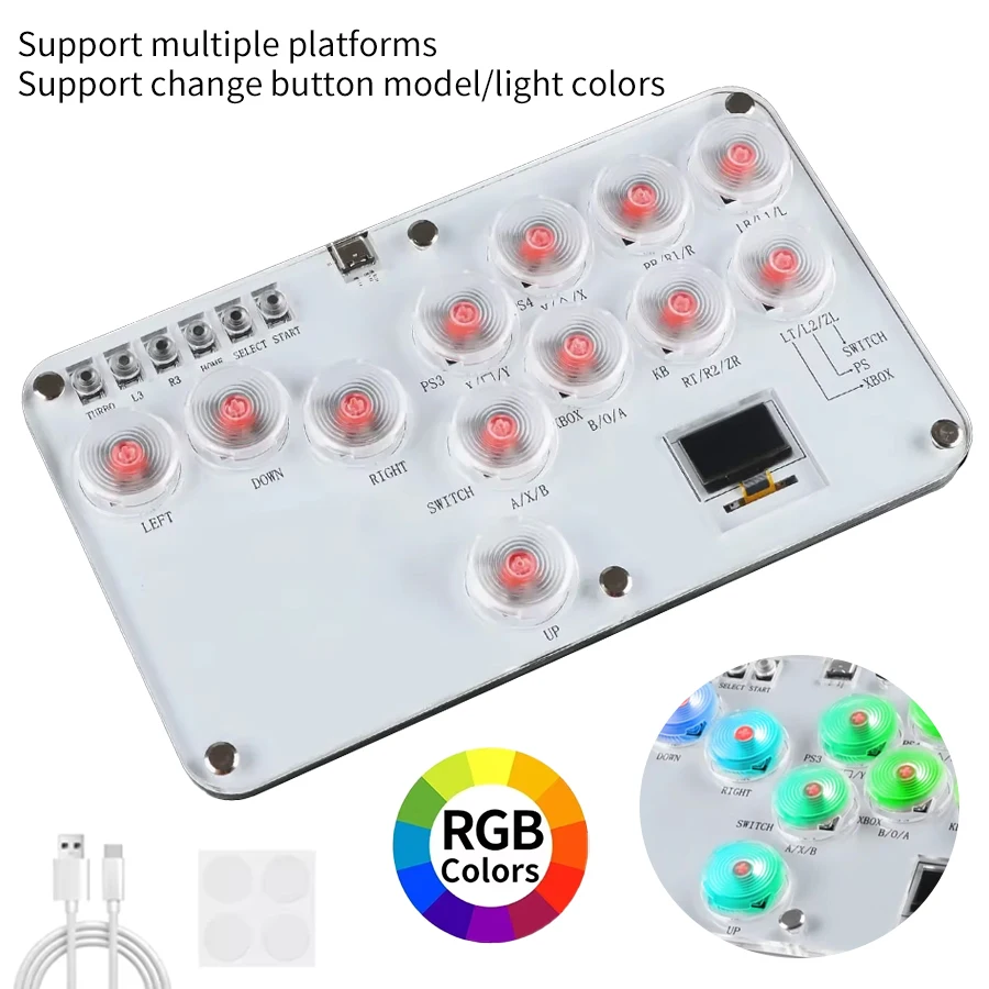 12 Tuşlu Tüm Tuşlu Arcade Figh - Arcade Fight Stick Hitbox Leverless incelemesi ve fiyatı