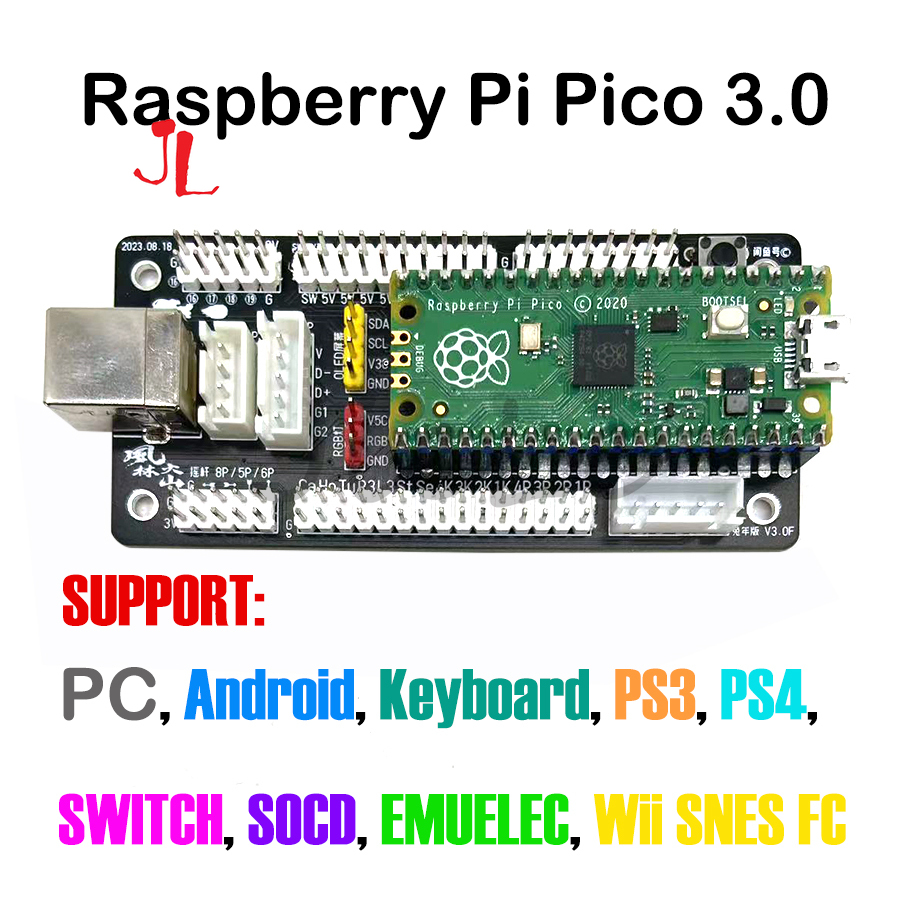 Raspberry Pi Pico 2020/2040 Sı - Arcade Encoder Board Zero Delay Usb incelemesi ve fiyatı