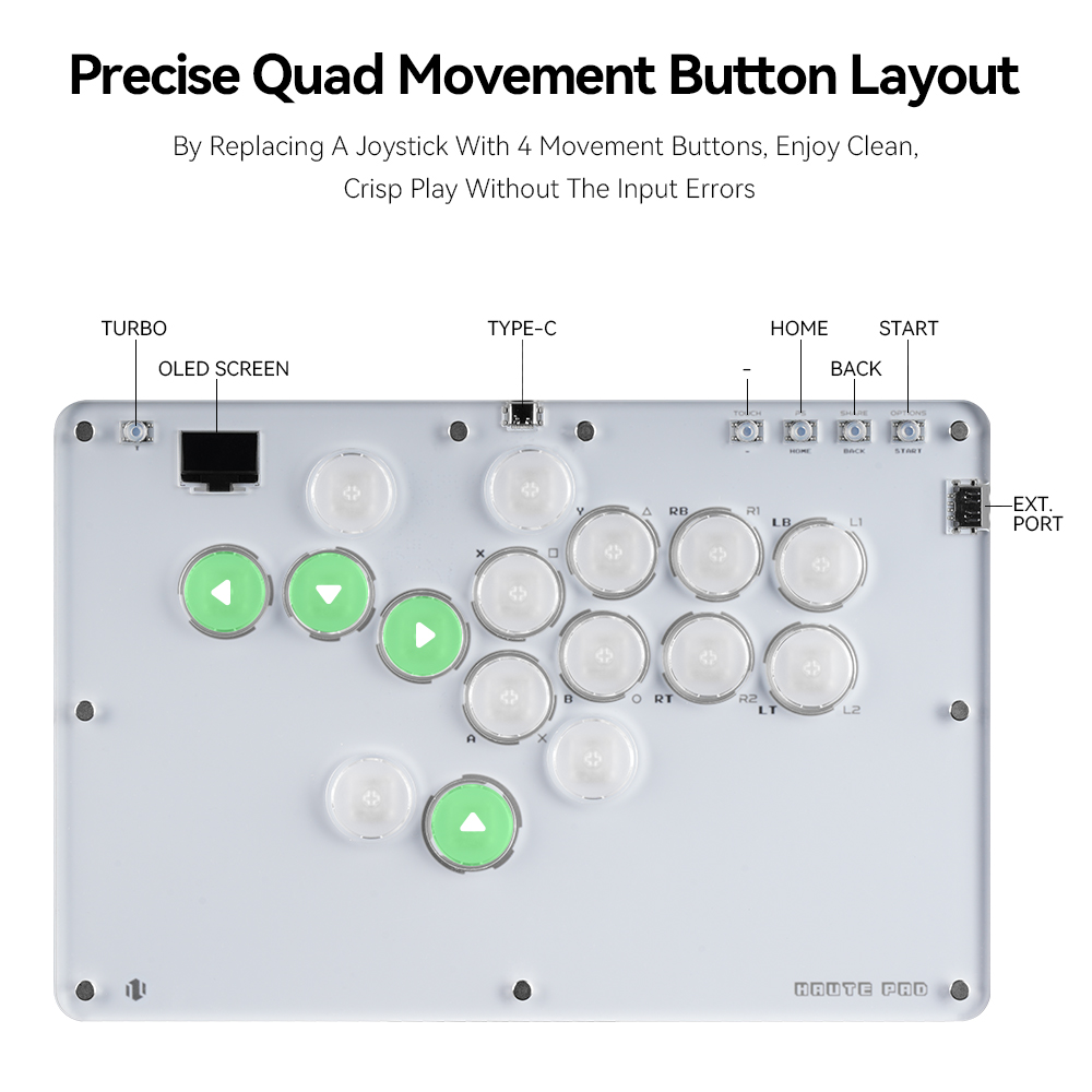 Haute42 Arcade Joystick Hitbox - Arcade Fight Stick Hitbox Leverless incelemesi ve fiyatı