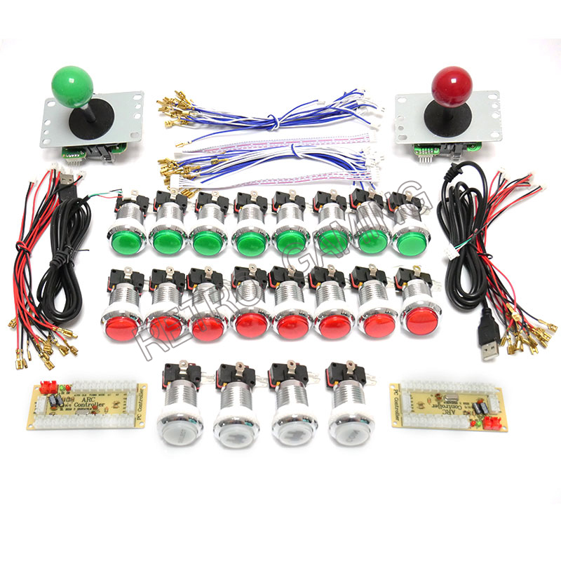 Yeni Arcade sıfır gecikme USB  - Arcade Cabinet Diy Kit 2 Player incelemesi ve fiyatı