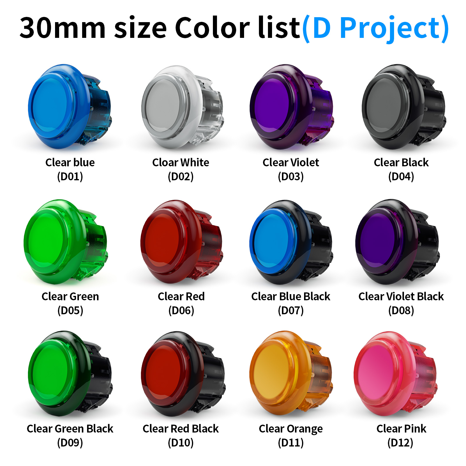 Qanba yerçekimi KS mekanik mil - Arcade Buttons 24Mm 30Mm Snap In incelemesi ve fiyatı