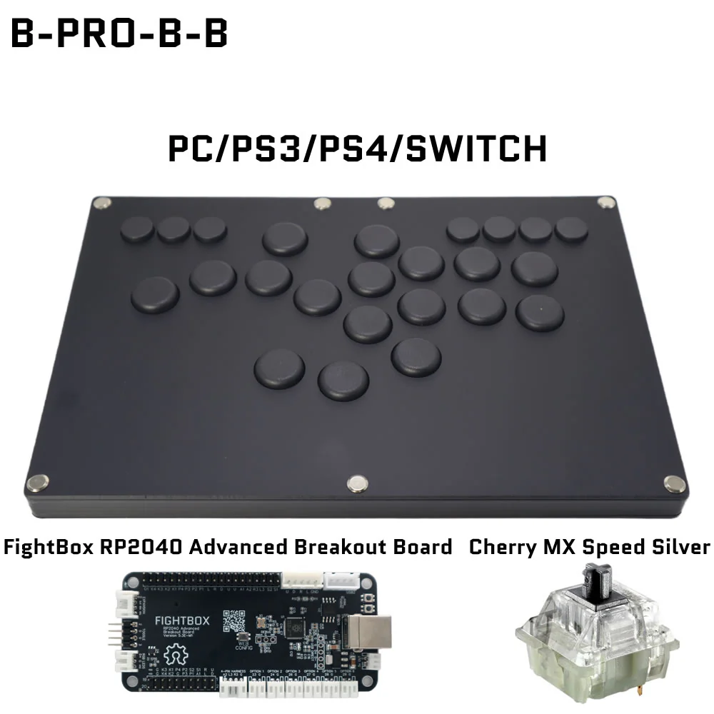 B-PRO Tüm Düğmeleri Olmayan Ar - Arcade Fight Stick Hitbox Leverless incelemesi ve fiyatı