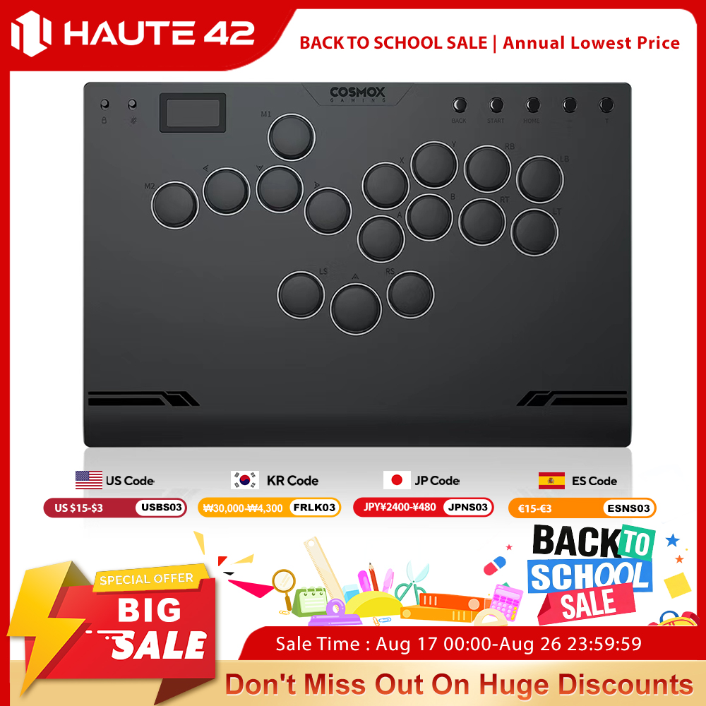 Haute42 M Gen2 Alüminyum Alaşı - Arcade Fight Stick Hitbox Leverless incelemesi ve fiyatı