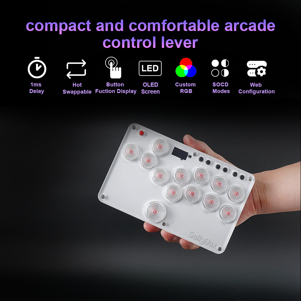 TicKnot Mini HitBox SOCD mücad - Arcade Fight Stick Hitbox Leverless incelemesi ve fiyatı