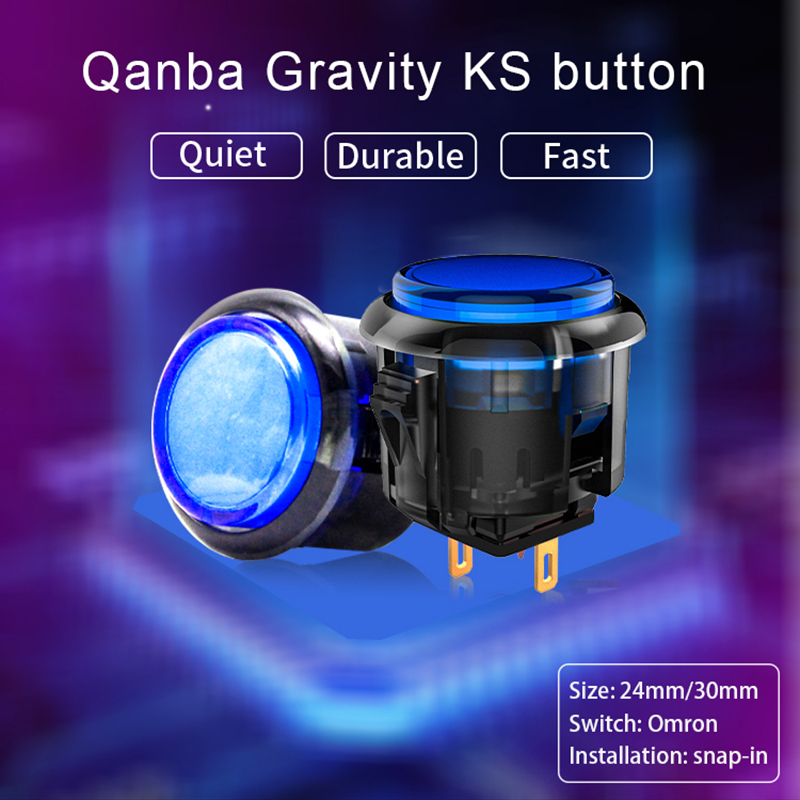 QANBA Gravity KS Arcade Düğmel - Arcade Buttons 24Mm 30Mm Snap In incelemesi ve fiyatı
